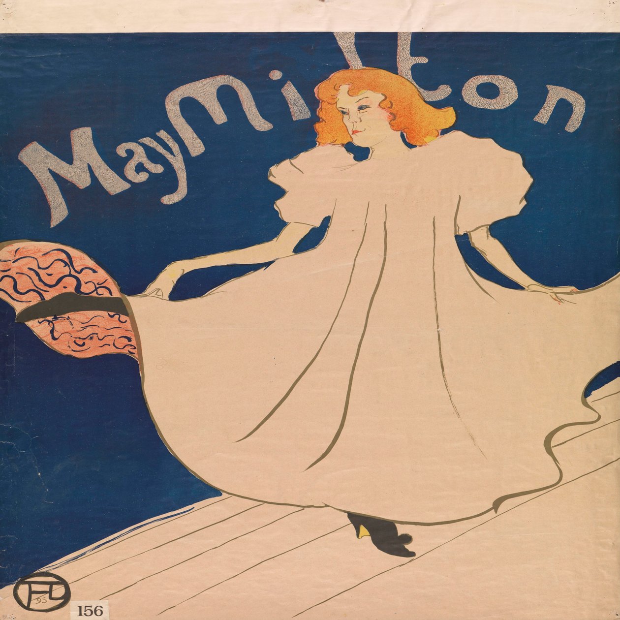 May Milton by Henri de Toulouse-Lautrec