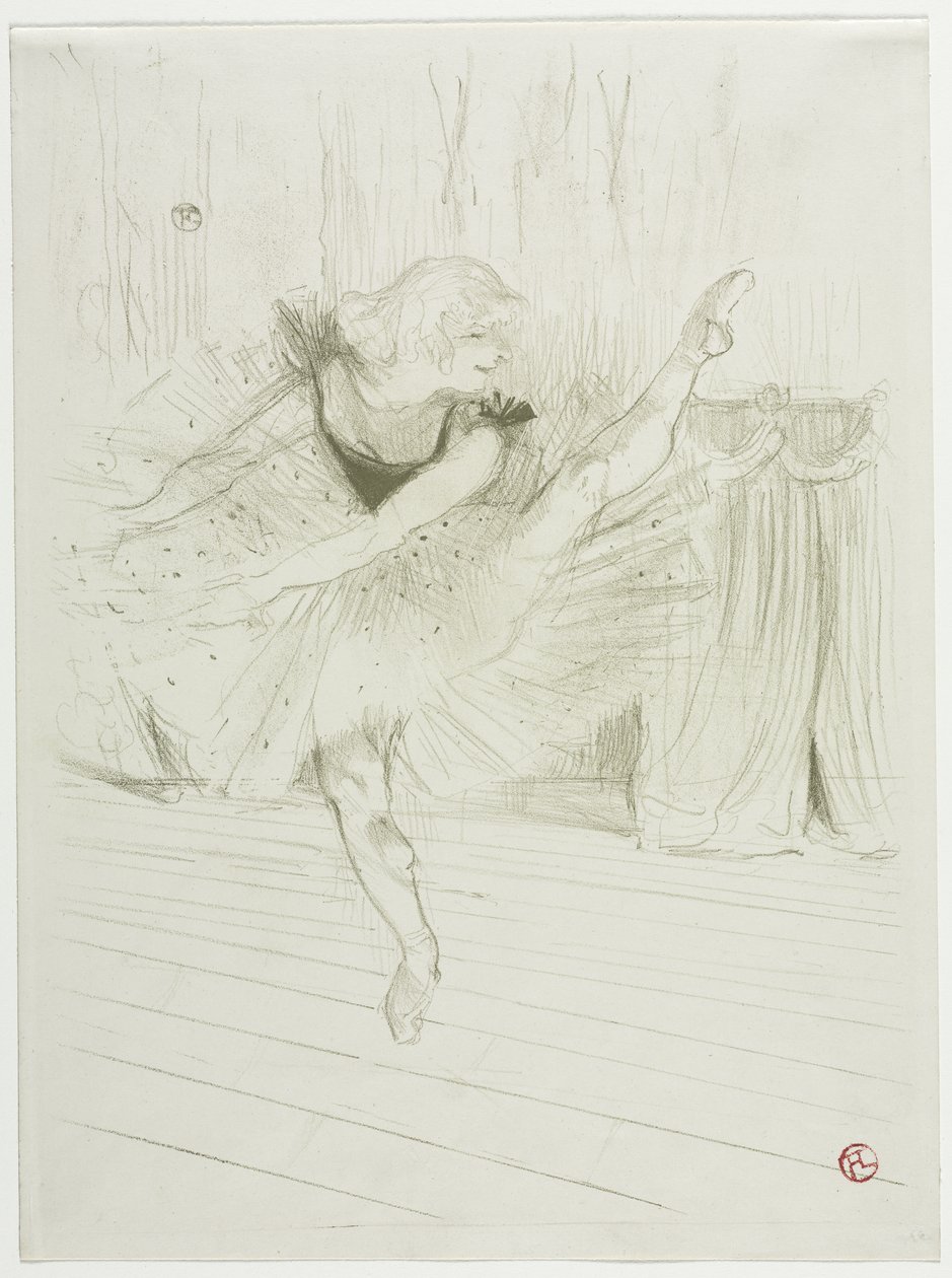 Miss Ida Heath, English Dancer by Henri de Toulouse-Lautrec