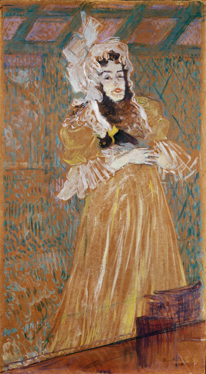 Miss May Belfort, Entertainer by Henri de Toulouse-Lautrec