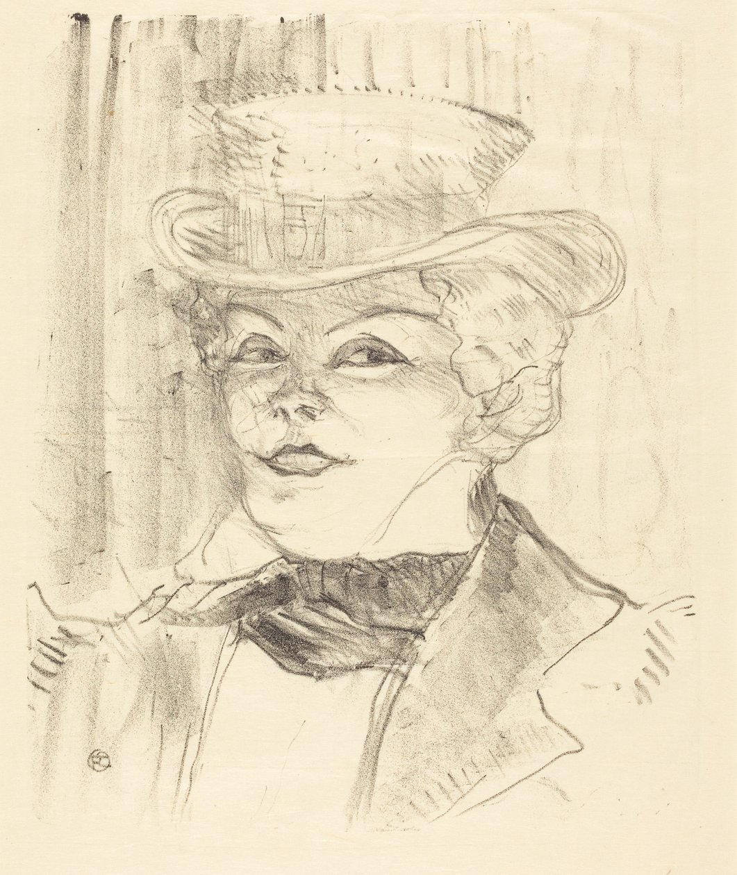 Mme. Réjane by Henri de Toulouse-Lautrec