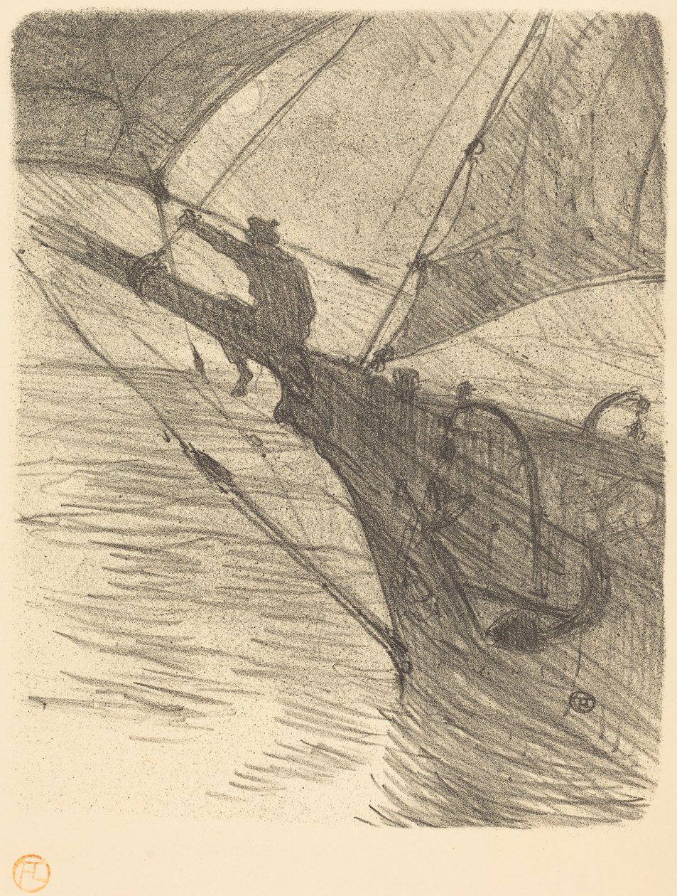 Ocean Night by Henri de Toulouse-Lautrec