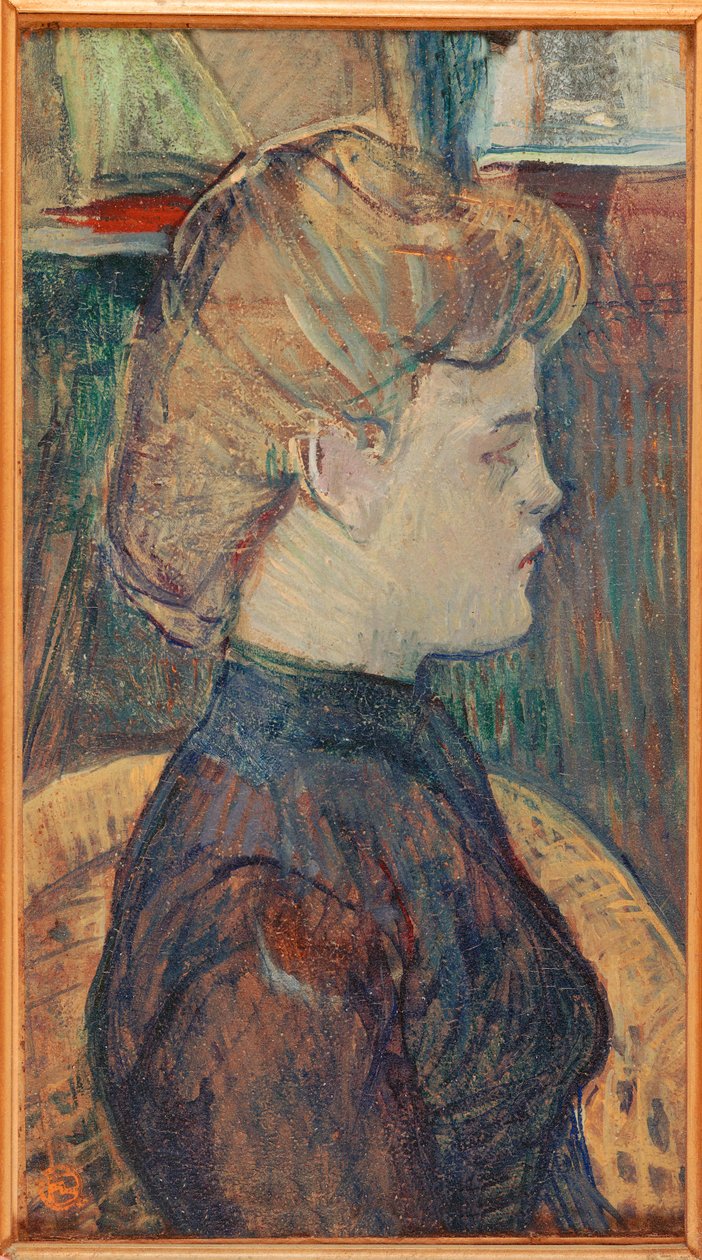 Painter's Model Helene Vary in the Studio
