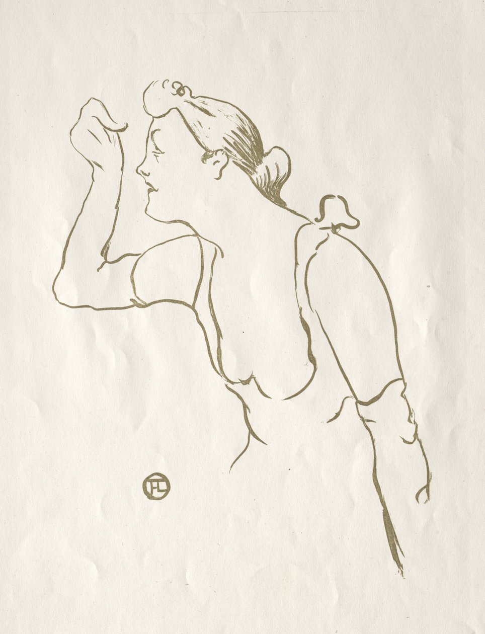 Paula Brébion by Henri de Toulouse-Lautrec
