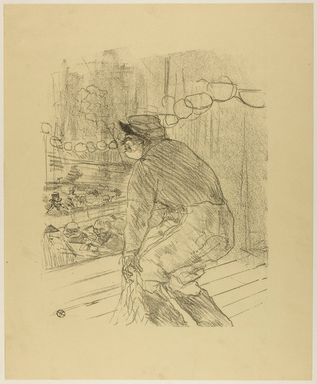 Polin, from Thirteen Lithographs by Henri de Toulouse-Lautrec