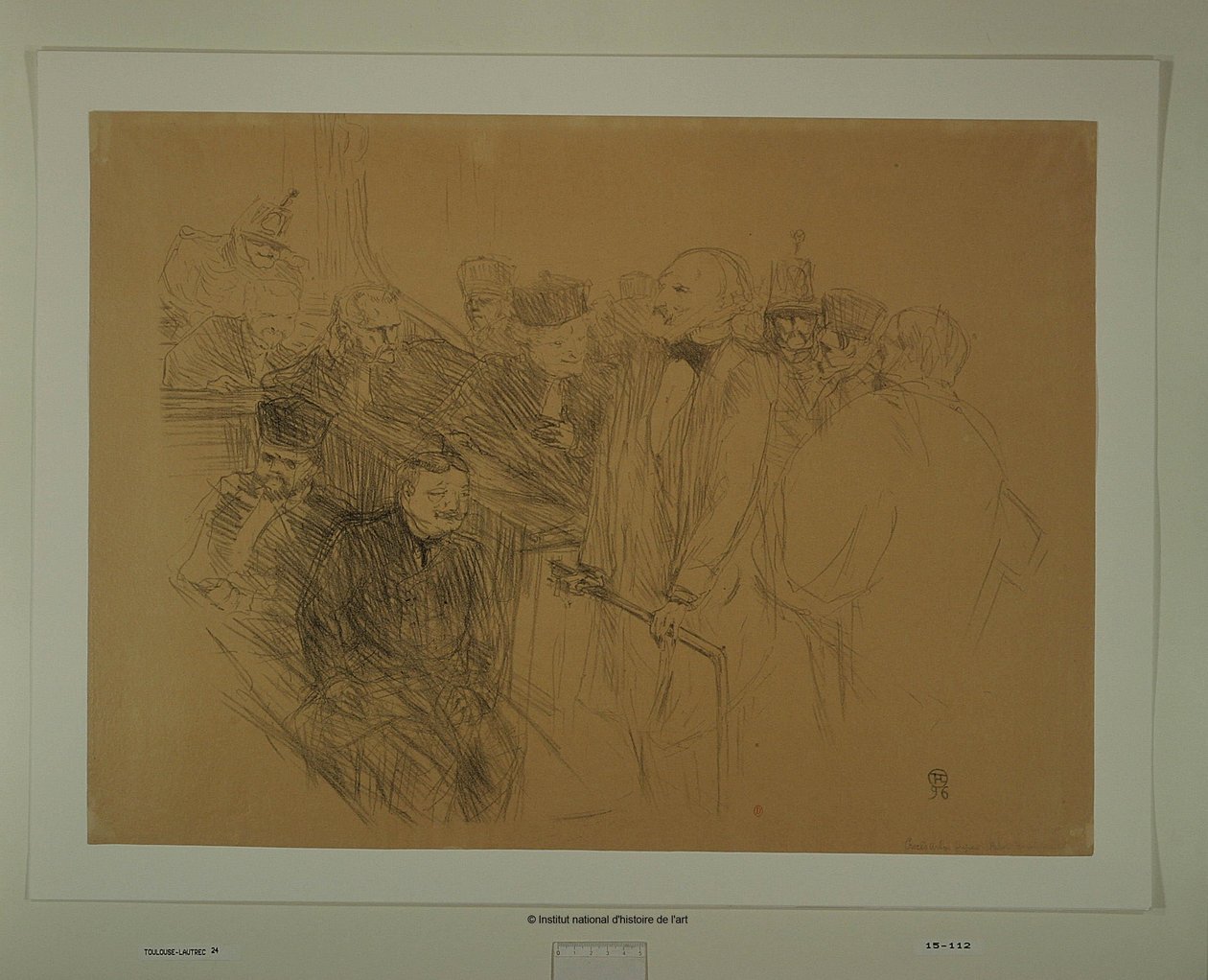 Dupas-Arton Trial: Ribot Testifies by Henri de Toulouse-Lautrec
