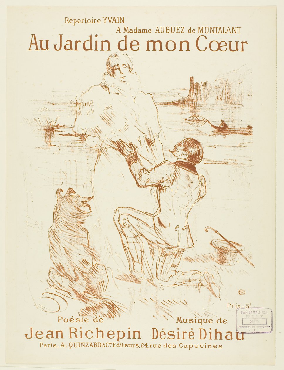 Proposal (First Plate) by Henri de Toulouse-Lautrec