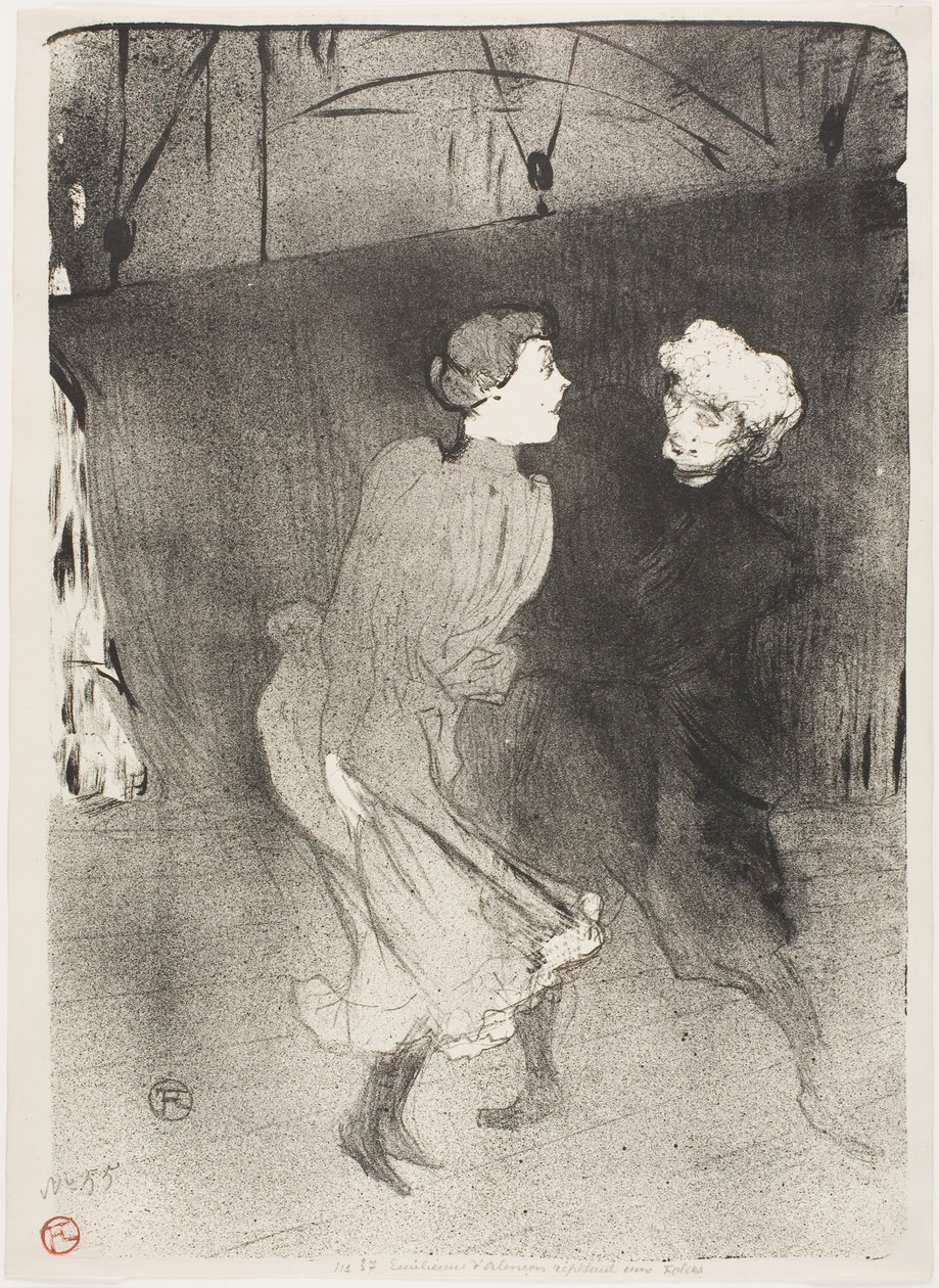 Rehearsal at the Folies-Bergère, Emilenne D