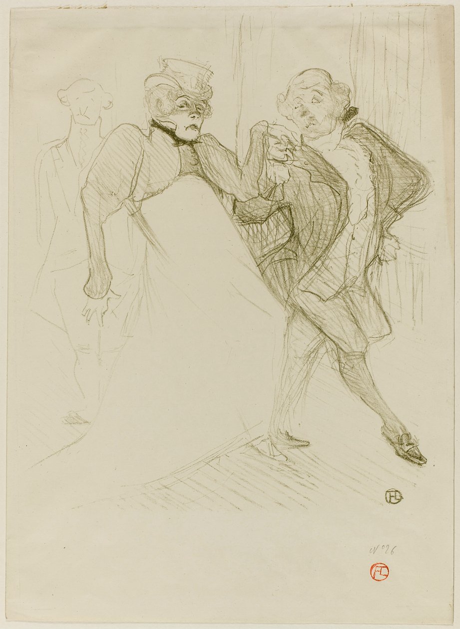 Réjane and Galipaux, in Madame Sans-Gêne by Henri de Toulouse-Lautrec