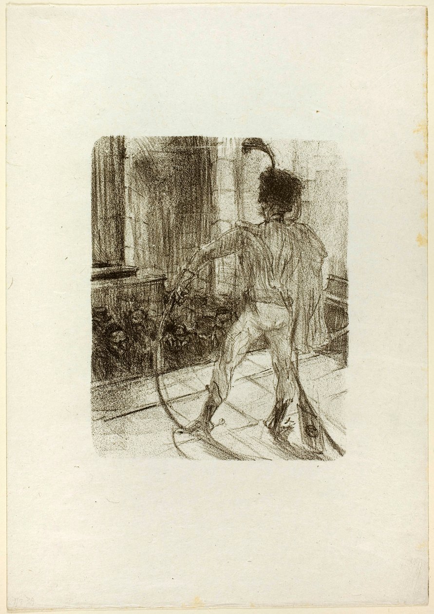 Schlomé Fuss in the Synagogue, from Au Pied du Sinaï by Henri de Toulouse-Lautrec