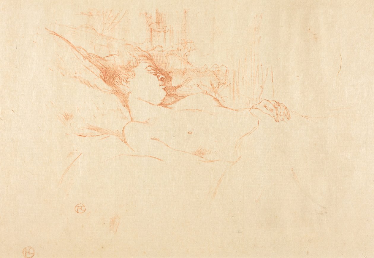Sleep by Henri de Toulouse-Lautrec
