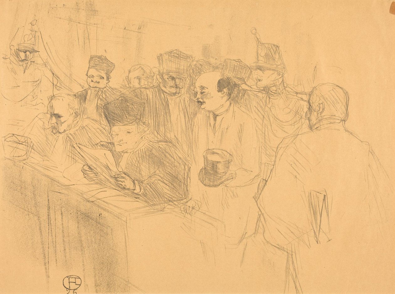 Soudais Deposition by Henri de Toulouse-Lautrec