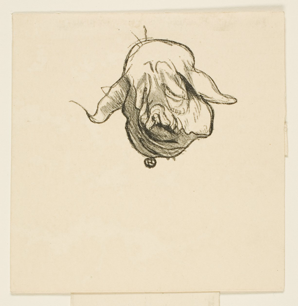 Tailpiece from Au Pied du Sinaï by Henri de Toulouse-Lautrec