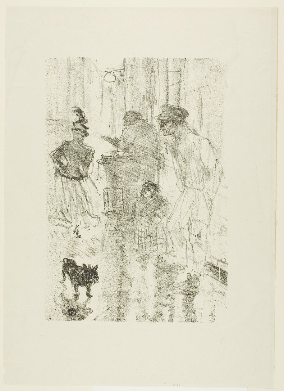 The Chestnut Vendor by Henri de Toulouse-Lautrec