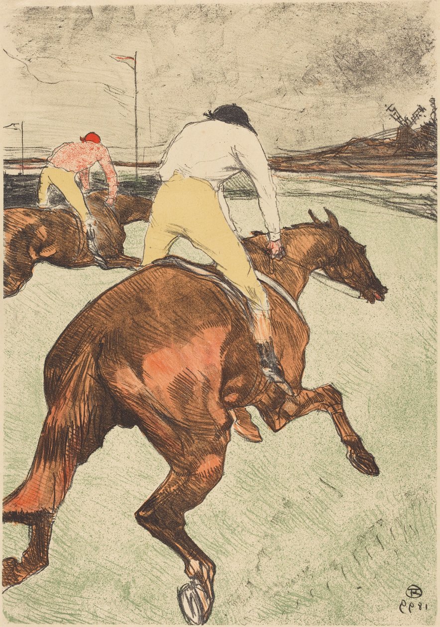 The Jockey by Henri de Toulouse-Lautrec