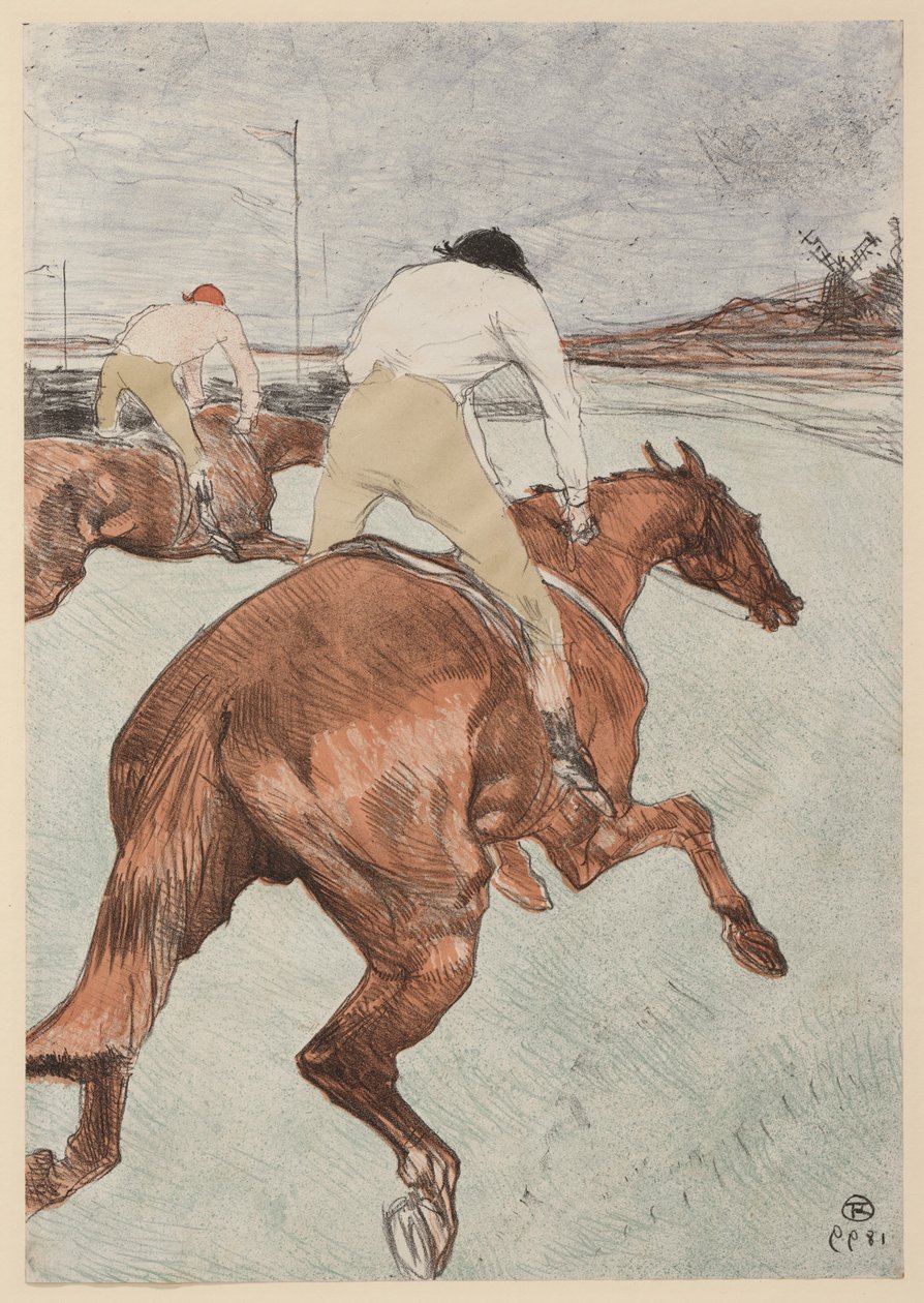 The Jockey by Henri de Toulouse-Lautrec