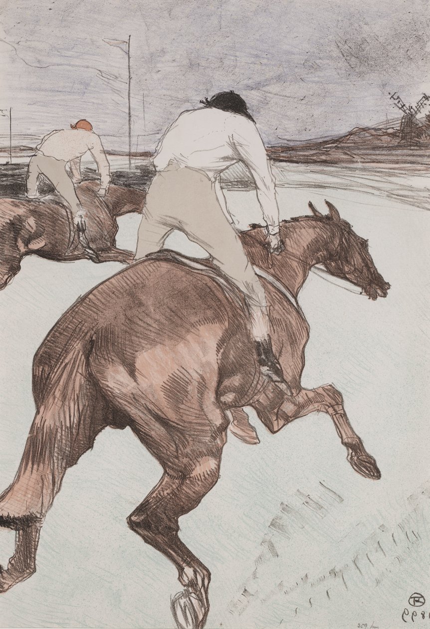 The Jockey by Henri de Toulouse Lautrec