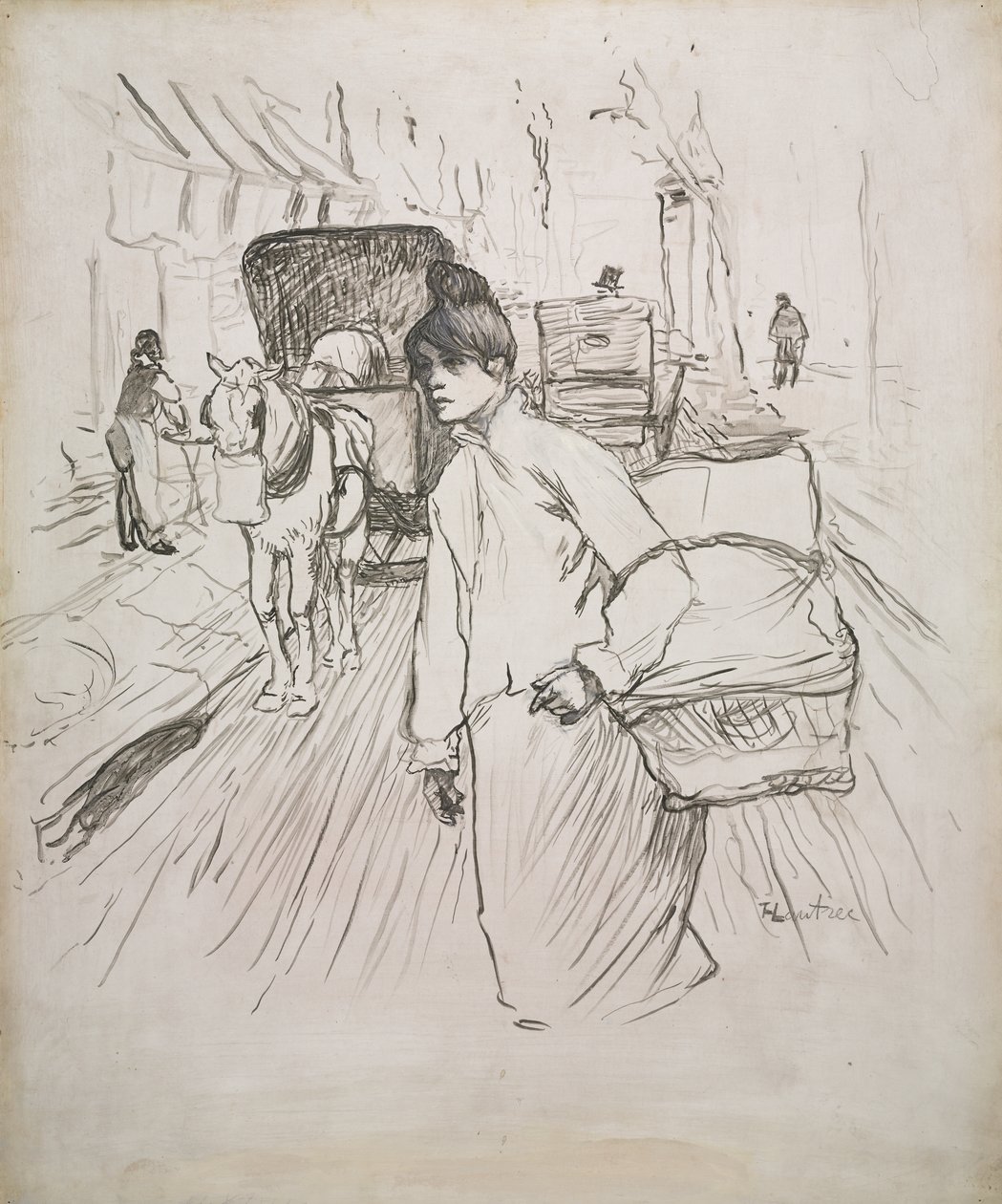 The Laundress by Henri de Toulouse-Lautrec