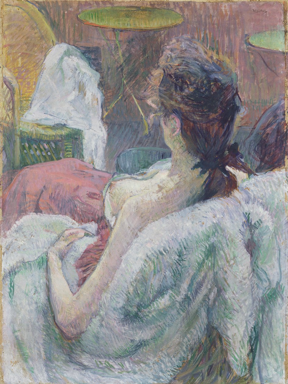 The Model Resting by Henri de Toulouse Lautrec