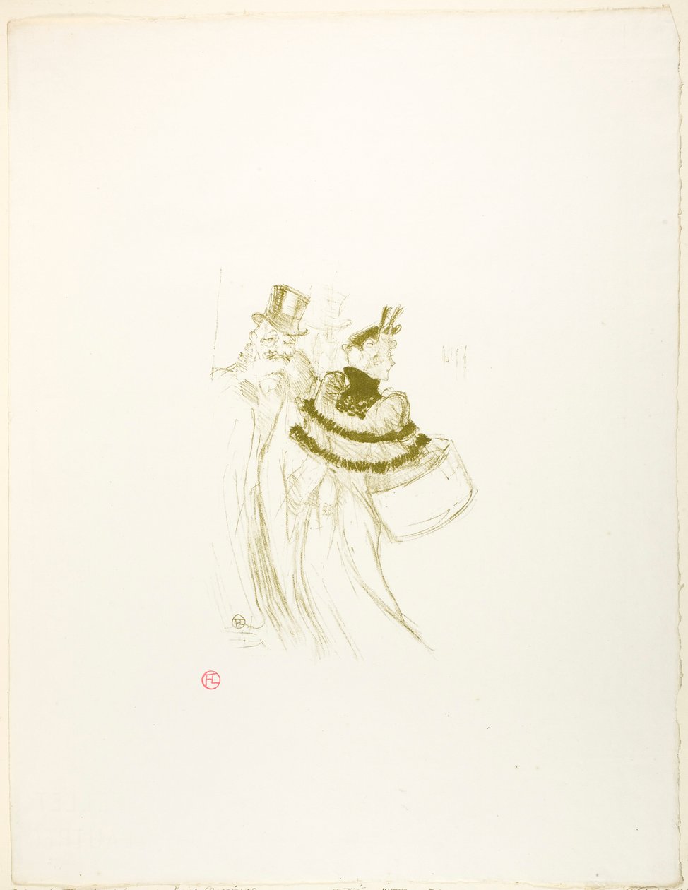 The Old Gentlemen by Henri de Toulouse-Lautrec