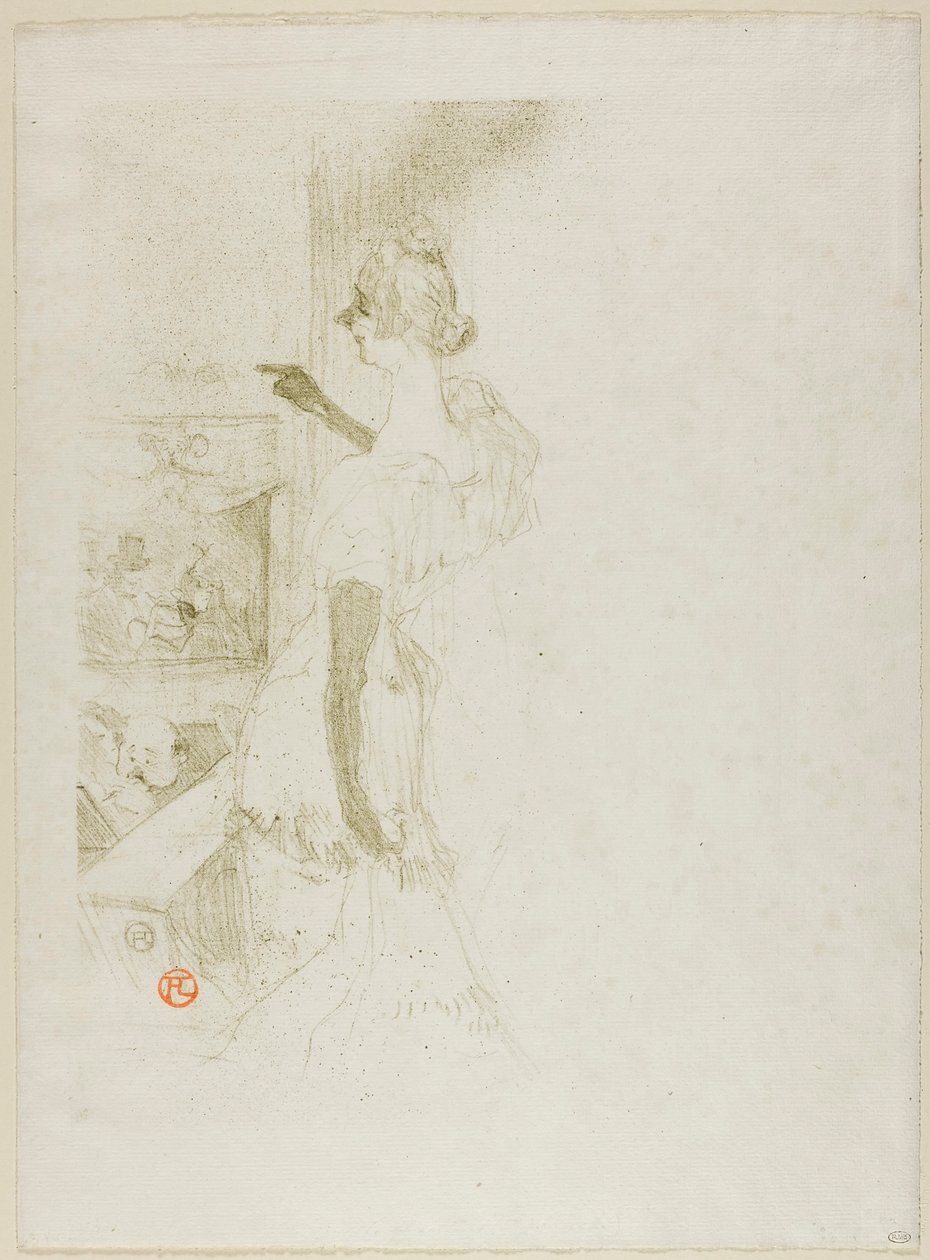 Yvette Guilbert by Henri de Toulouse-Lautrec