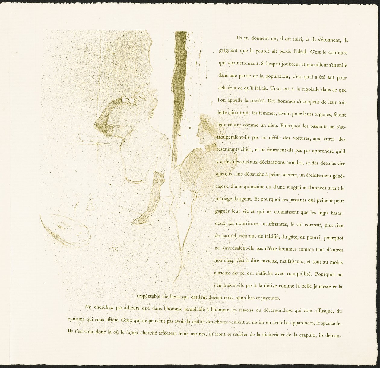 Yvette Guilbert by Henri de Toulouse-Lautrec