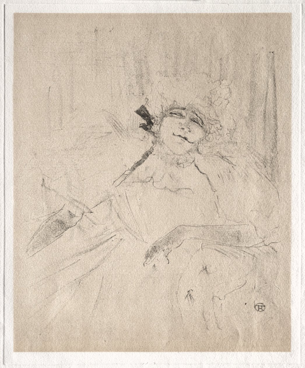 Yvette Guilbert: Ancient Song by Henri de Toulouse-Lautrec
