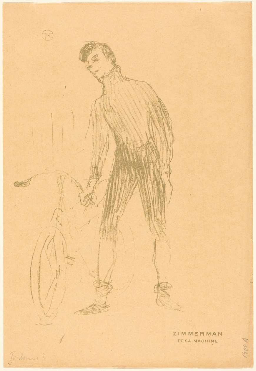 Zimmerman and His Machine by Henri de Toulouse-Lautrec