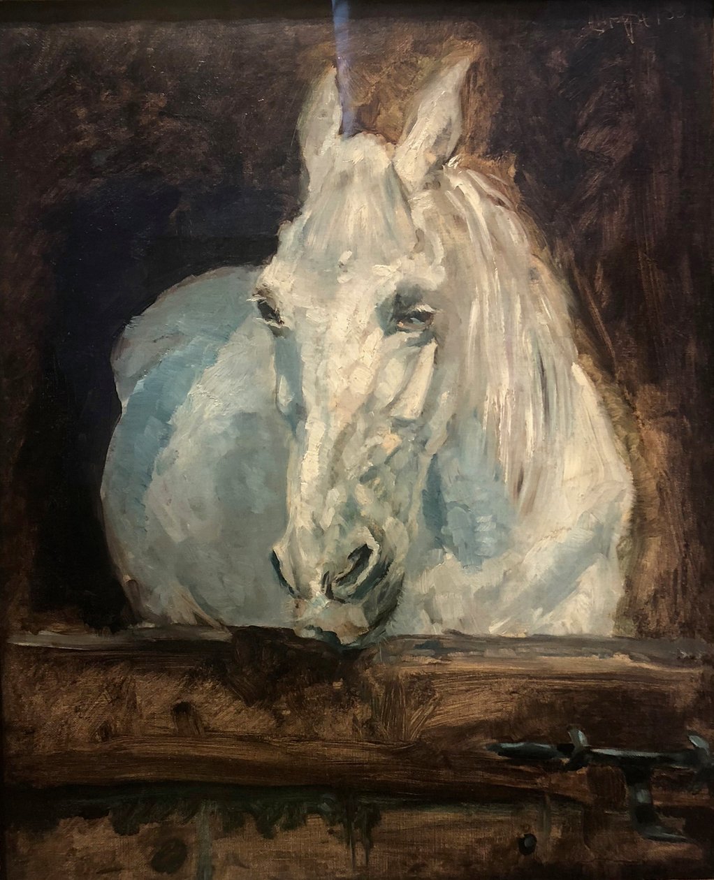 The White Horse Gazelle by Henri de Toulouse Lautrec