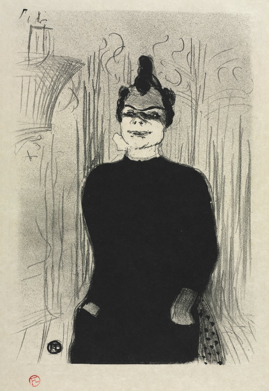 At the Gaieté Rochechouart: Nicolle, 1893 by Henri de Toulouse Lautrec