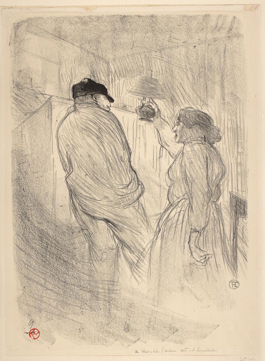 At the Théâtre Libre, Antoine in L