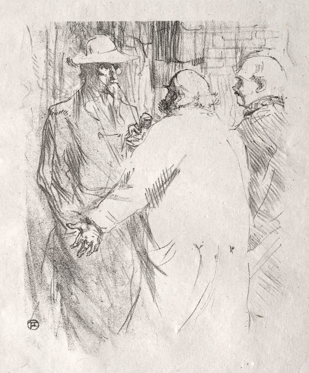 At the Foot of Sinai: Clemenceau at Busk by Henri de Toulouse Lautrec