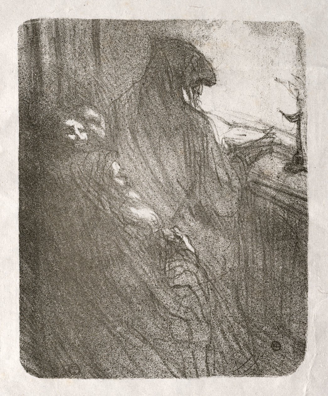 At the Foot of Sinai: The Prayer of Polish Jews by Henri de Toulouse Lautrec