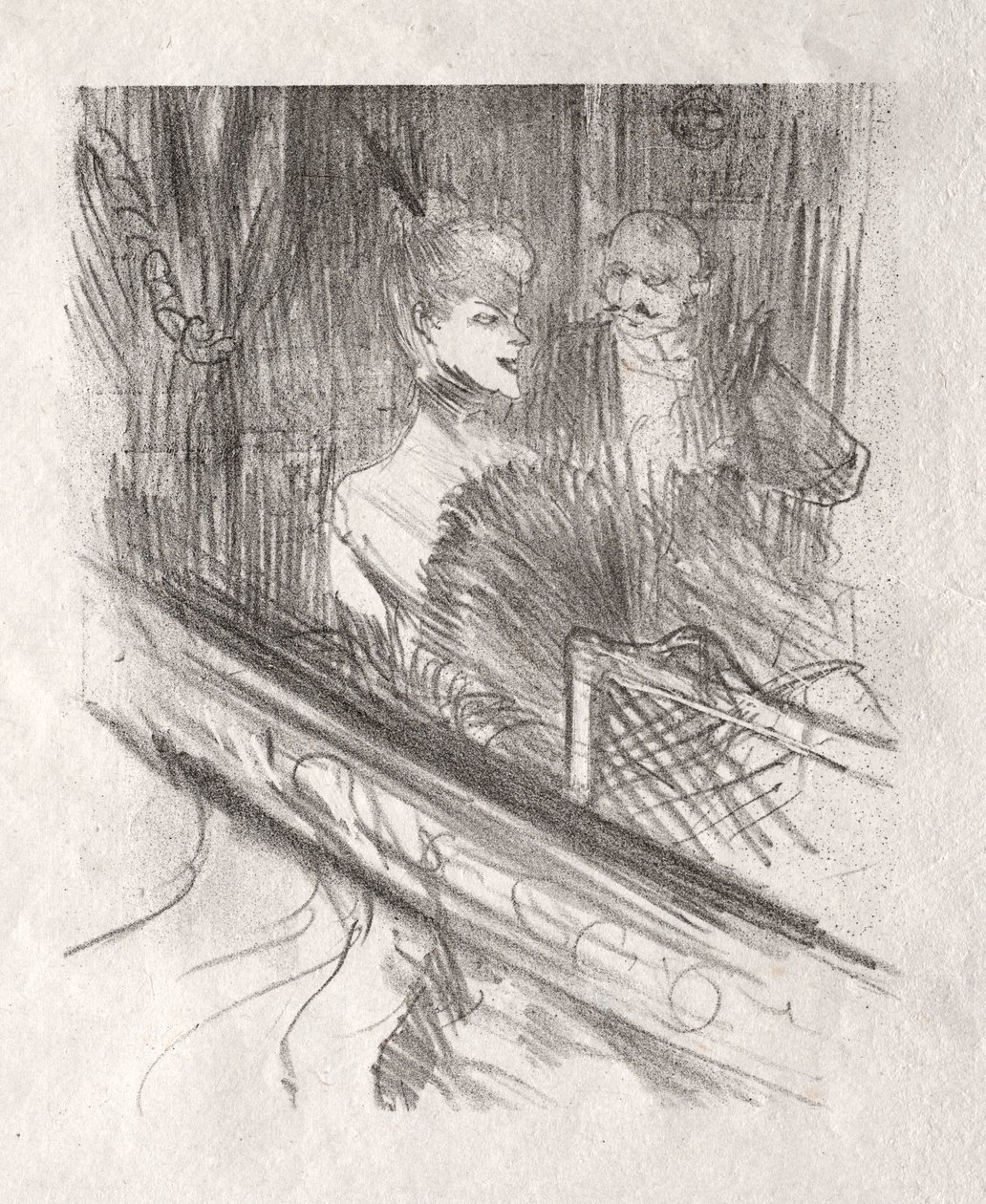 At the Foot of Sinai: The Baron Moses by Henri de Toulouse Lautrec