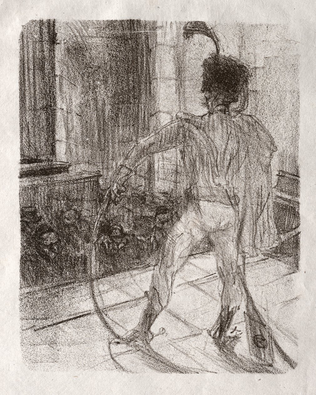 At the Foot of Sinai: Schlomé Fuss at the Synagogue by Henri de Toulouse Lautrec