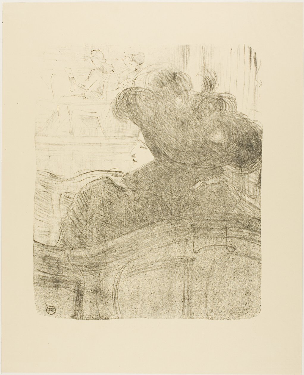 Cléo de Mérode, from Treize Lithographies by Henri de Toulouse Lautrec