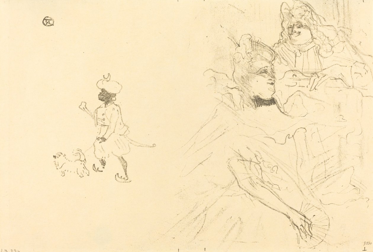 Cover for The Example of Ninon de Lenclos in Love, 1897 by Henri de Toulouse Lautrec