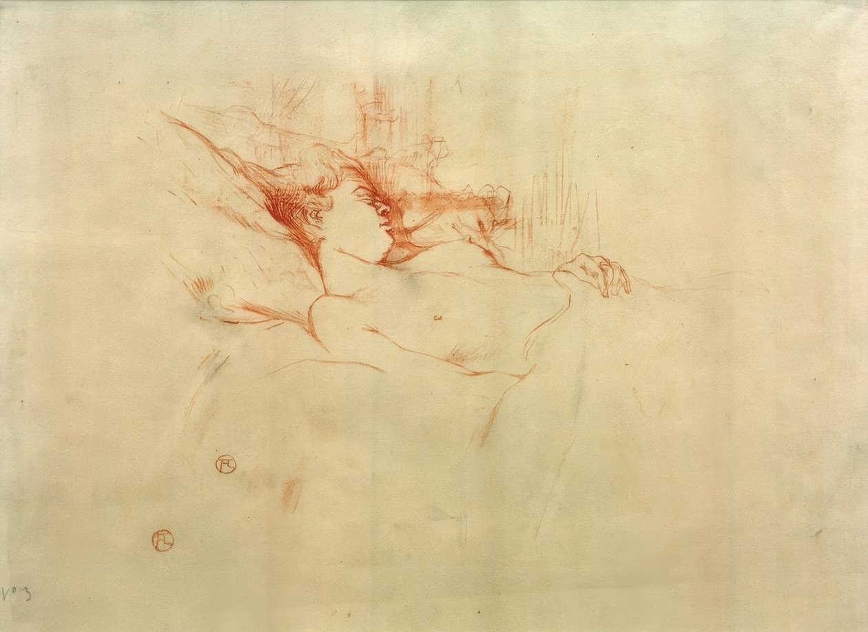The Sleep by Henri de Toulouse Lautrec