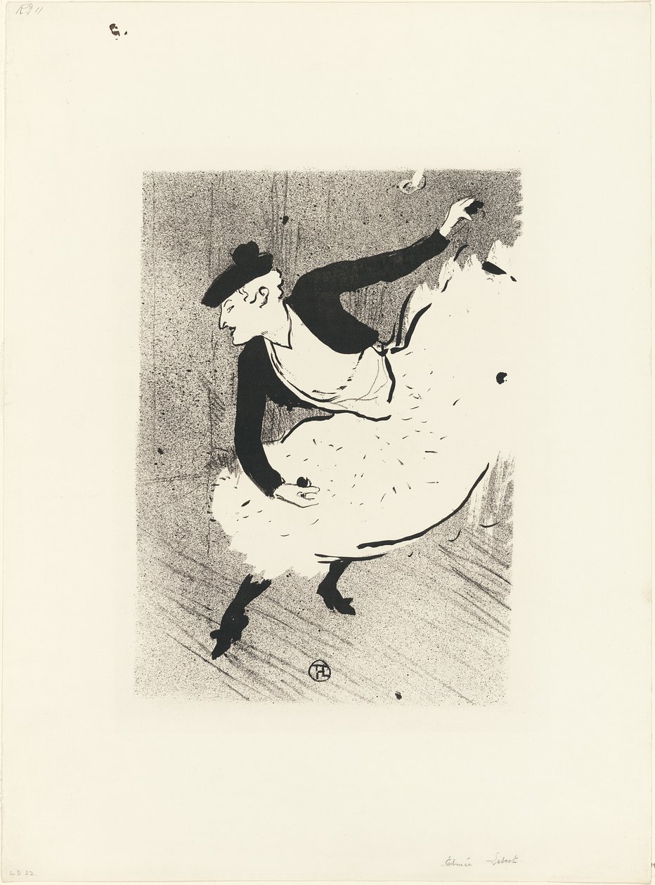 Edmée Lescot, from The Café-Concert by Henri de Toulouse Lautrec