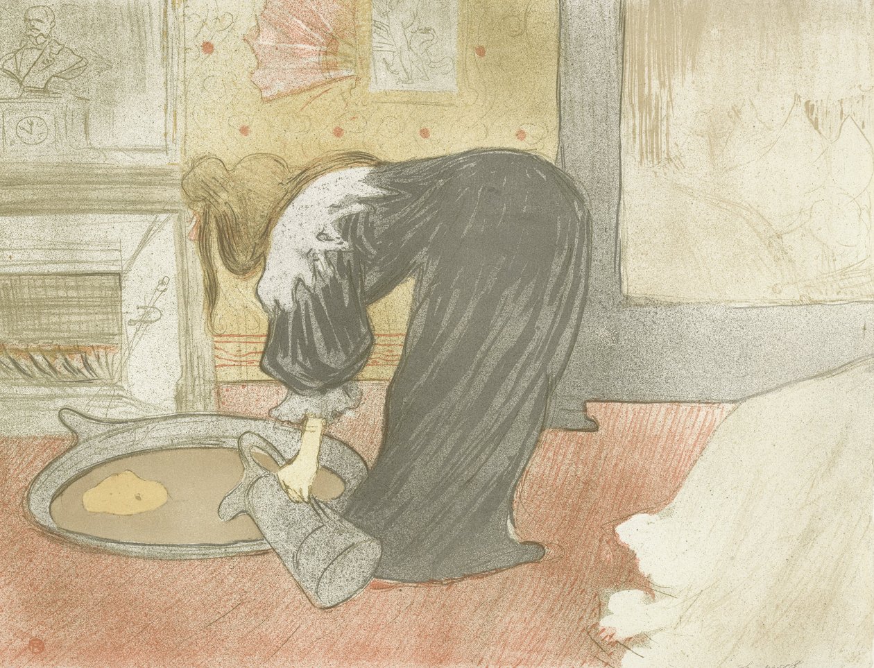 Elles: Woman at the Tub by Henri de Toulouse Lautrec