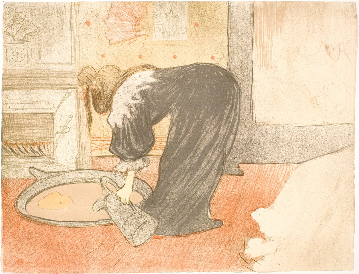 Woman at the Tub by Henri de Toulouse-Lautrec
