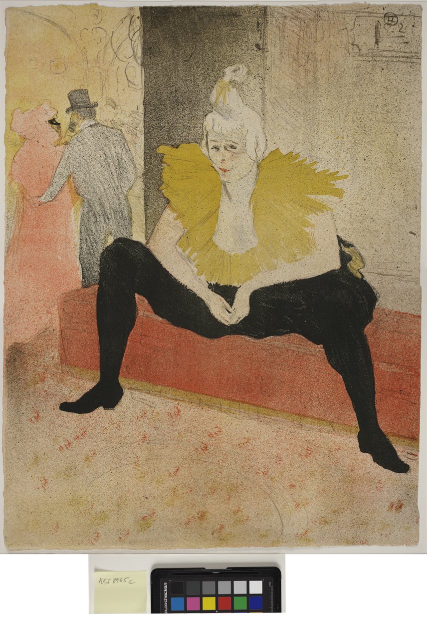 Woman with Tray, Breakfast, Madame Baron and Mademoiselle Popo by Henri de Toulouse Lautrec