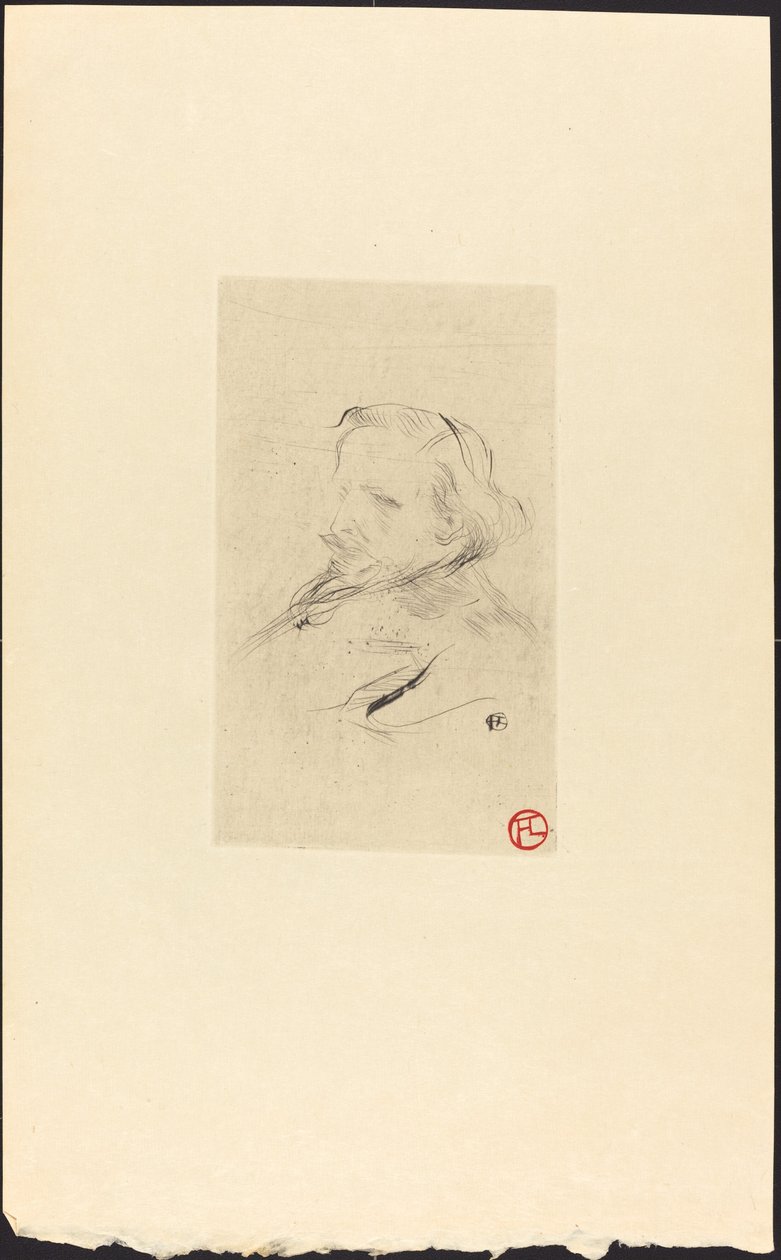 Francis Jourdain, 1898 by Henri de Toulouse-Lautrec