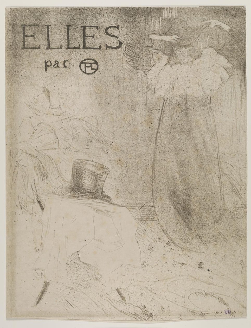 Frontispiece for Elles by Henri de Toulouse-Lautrec