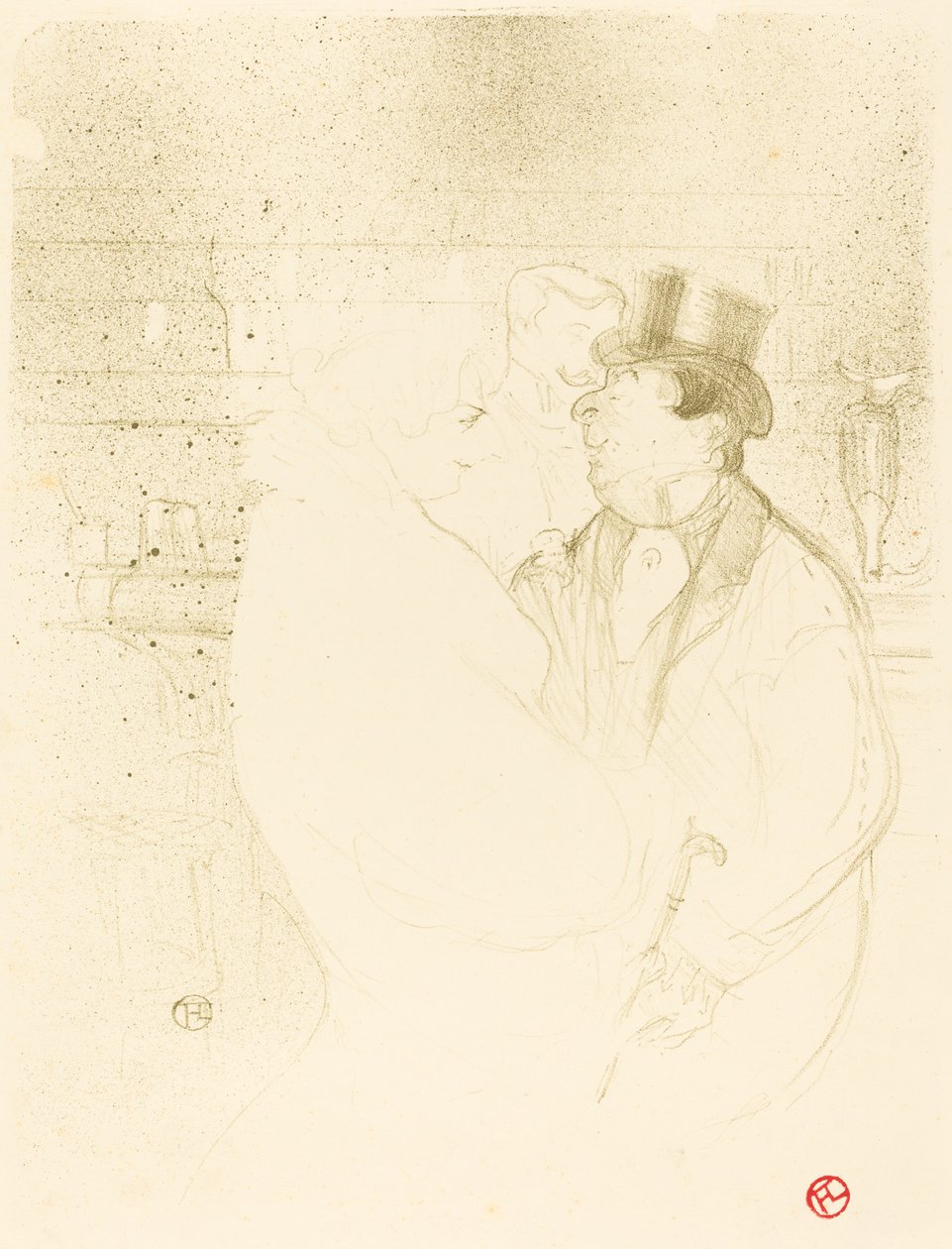 Ida Heath at the Bar, 1894 by Henri de Toulouse Lautrec