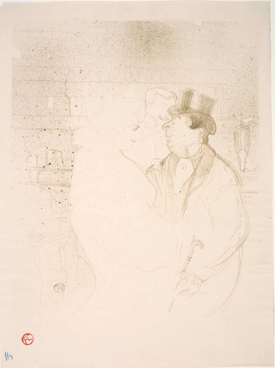 Ida Heath at the Bar by Henri de Toulouse Lautrec