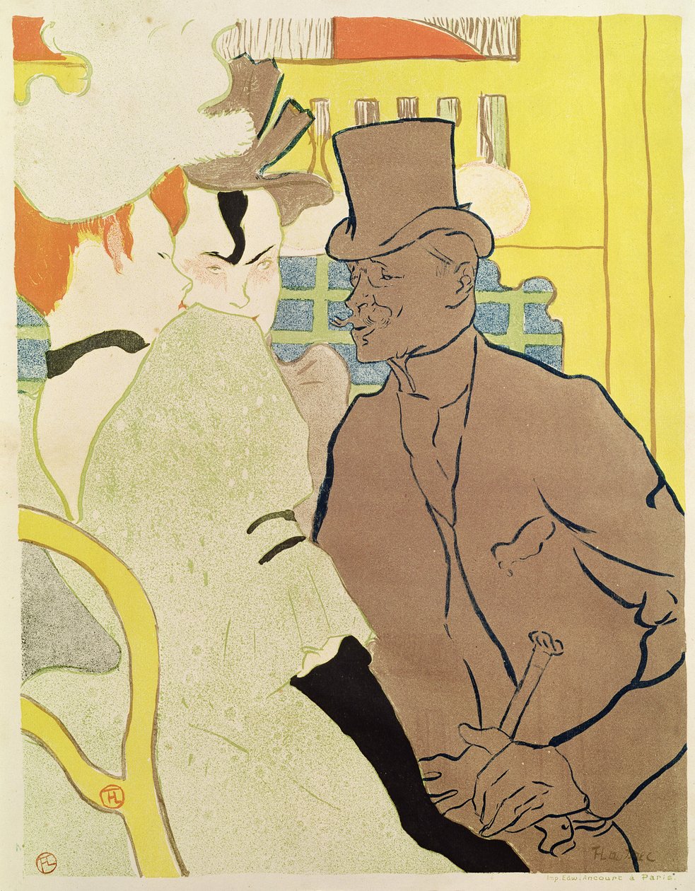The Englishman at the Moulin Rouge by Henri de Toulouse-Lautrec