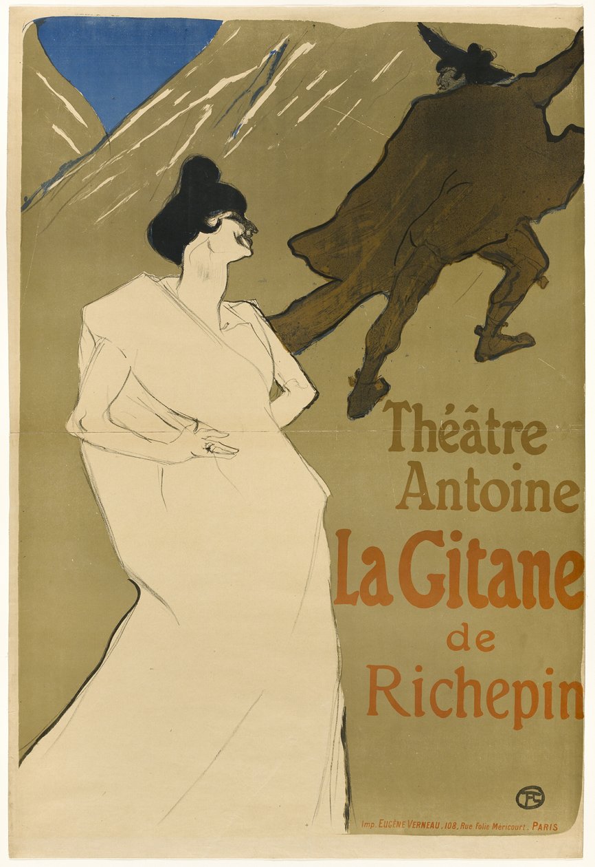 The Gypsy by Henri de Toulouse-Lautrec