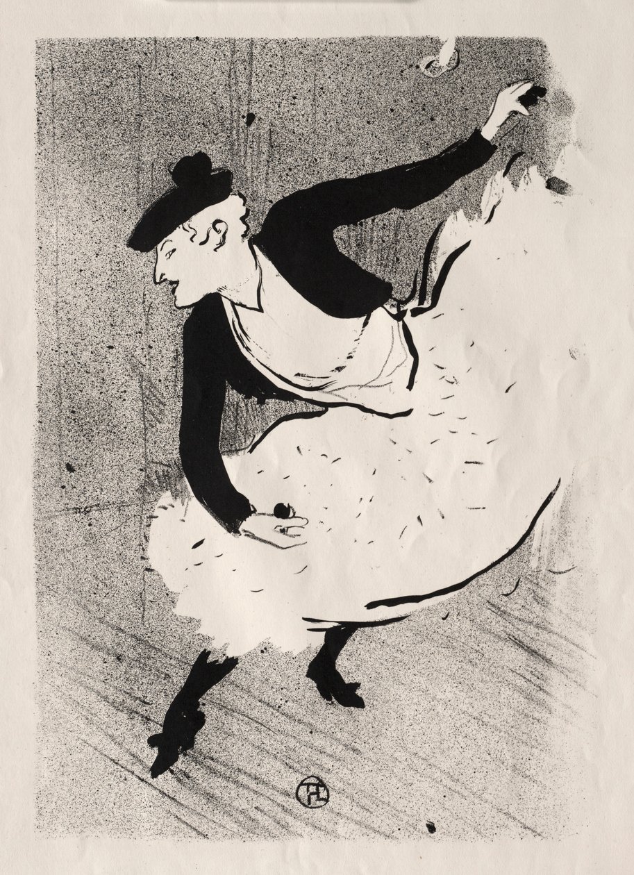 The Café-Concert: Edmée Lescot by Henri de Toulouse Lautrec