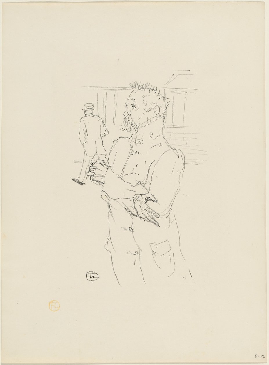 The Fool, 1895 by Henri de Toulouse Lautrec