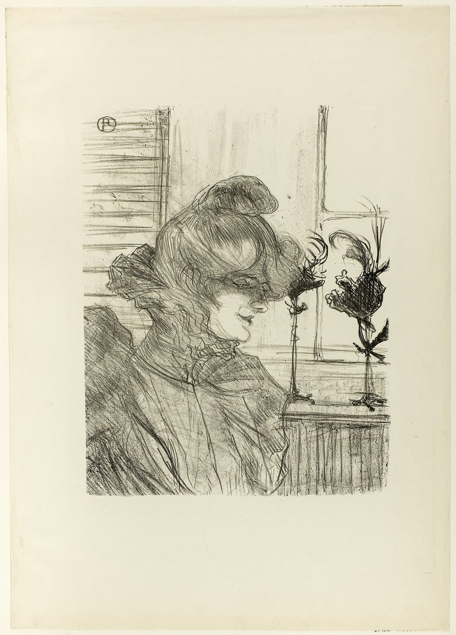 Le Margoin (Mademoiselle Louise Blouet) by Henri de Toulouse Lautrec